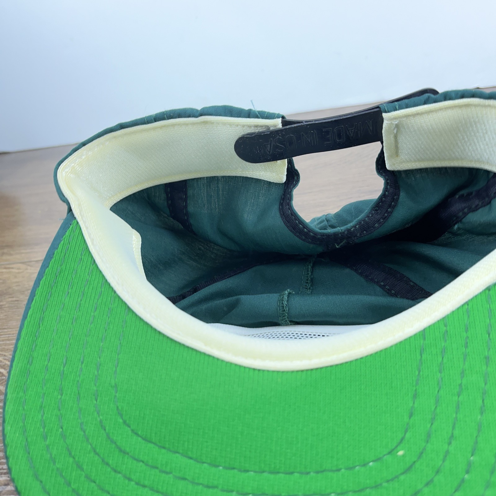 Green Trucker Hat Snapback Adjustable Baseball Ha… - image 9