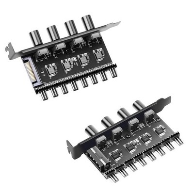8 Kanäle PC-Gehäuse-Lüfter-Hub Für PC-Gehäuse-Chassis-Computeradapter
