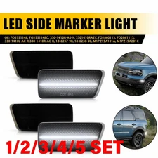 Front+Rear Bumper LED Side Marker Light For 2021-2023 Ford Bronco Sport 1-5SET
