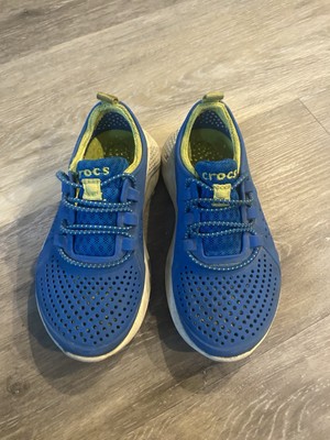 CrocsLiteRide Pacer Sneakers Size 10 Child US/J2 Blue Slip On Shoe 206011
