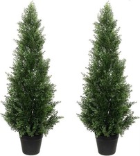 3ft Artificial Cedar Tree – Outdoor Fake Cedar Tree Porch Garden/Patio – UV