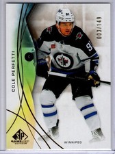 2024-25 SP Game Used Cole Perfetti Gold Parallel Base Card # 26