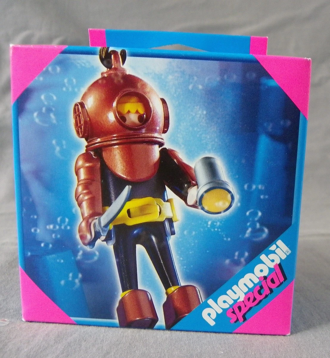 Playmobil Vintage Geobra - Personnage Scaphandrier, Neuf En Boîte