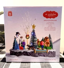 St Nicholas Square “Dog Playground” 2025 *NEW IN BOX* Christmas Decoration