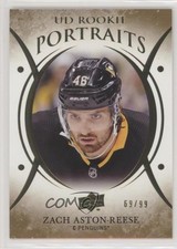 2018 Upper Deck UD Portraits Rookies Gold Foil 69/99 Zach Aston-Reese #P-91 0zu