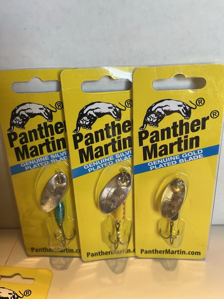 8 señuelos giratorios Panther Martin nuevos Foto 2 de 4