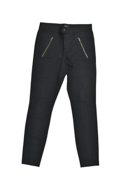J.Crew Women's Size 4R Black Pixie Pant Front Zipper Pockets Skinny Stretch Crop
