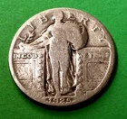 1925 SILVER STANDING LIBERTY QUARTER 25¢ 101-Year-Old Coin