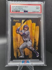 2024 Bowman's Best Strokes of Gold Dylan Crews #SG9 Nationals PSA 9 MINT