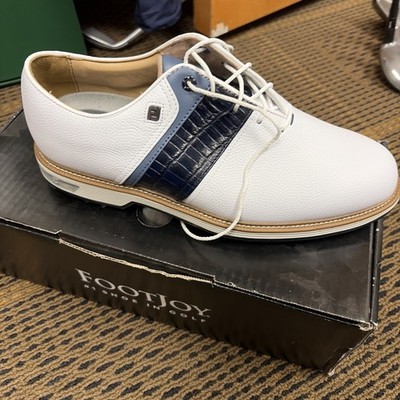 FootJoy Dryjoys Premiere Series Packard Golf Shoes - 9 wide White