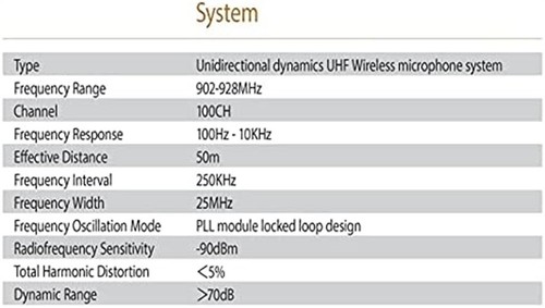 BMB Wireless Karaoke Microphone System Black Professional - WB-5000S(B) - Picture 6 of 8
