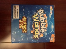 Shemira 48 Pack Bubble Wands in 6 Colors, Bulk Assortment Toys for Kids, Carn...