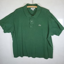 Lacoste Classic Fit Men's 3XL Green Polo - READ