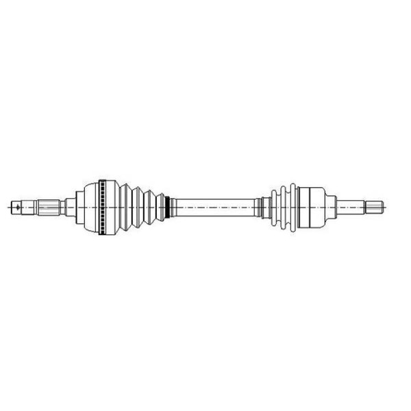 Metelli Antriebswelle Vorne Links FüR Opel Corsa C F08 F68 Combo Tour-image