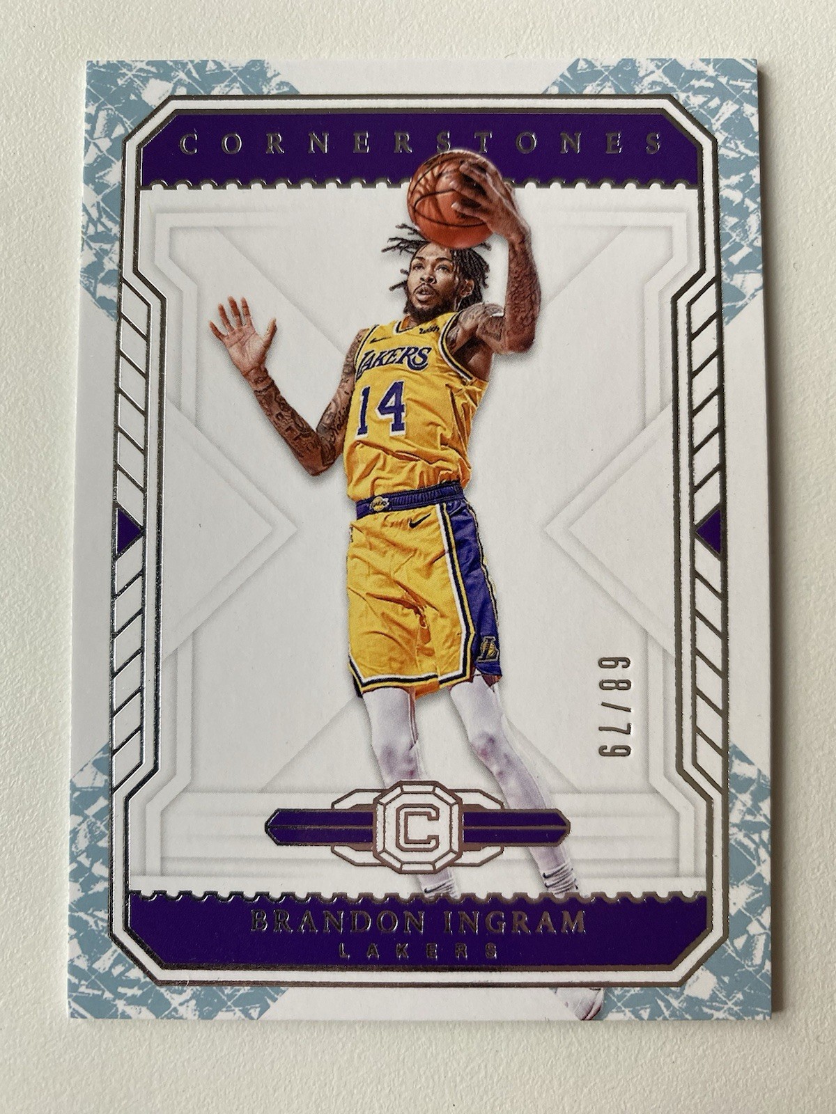 2019-20 Panini Cornerstones /79 Brandon Ingram #13 Los Angeles Lakers