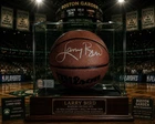 Larry Bird Signed Wilson NBA Basketball JSA COA Boston Celtics HOF Auto