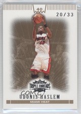 2007-08 Topps Triple Threads Gold 20/33 Udonis Haslem #73 0f8