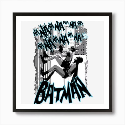 013. Batman BK Kunstdruck gerahmt Wandbild Poster Leinwanddruck Bild
