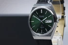 Vintage 1978 Seiko Type II 7546-8230 Day/Date Green Quartz Mens Watch From JAPAN
