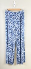 Lilly Pulitzer Allena Knit Palazzo Pant Barton Blue Star Gazing Women s Sz M