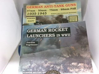 SCHIFFER BOOKS GERMAN ROCKET LAUNCHERS ANTI TANK GUNS WW11 2 BOOKS