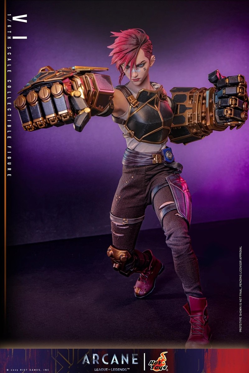 Ready! New Hot Toys TMS138 1/6 Arcane League of Legends Vi Action