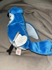 Ty Rocket The Blue Jay Beanie Baby Plush Toy