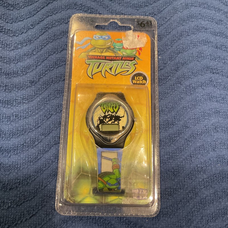 Teenage Mutant Ninja Turtles LCD Watch Blue Strap MPN KDSWM Original TV