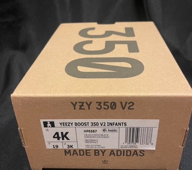 EMPTY BOXYEEZY BOOST 350v2INFANTS 4K eBay