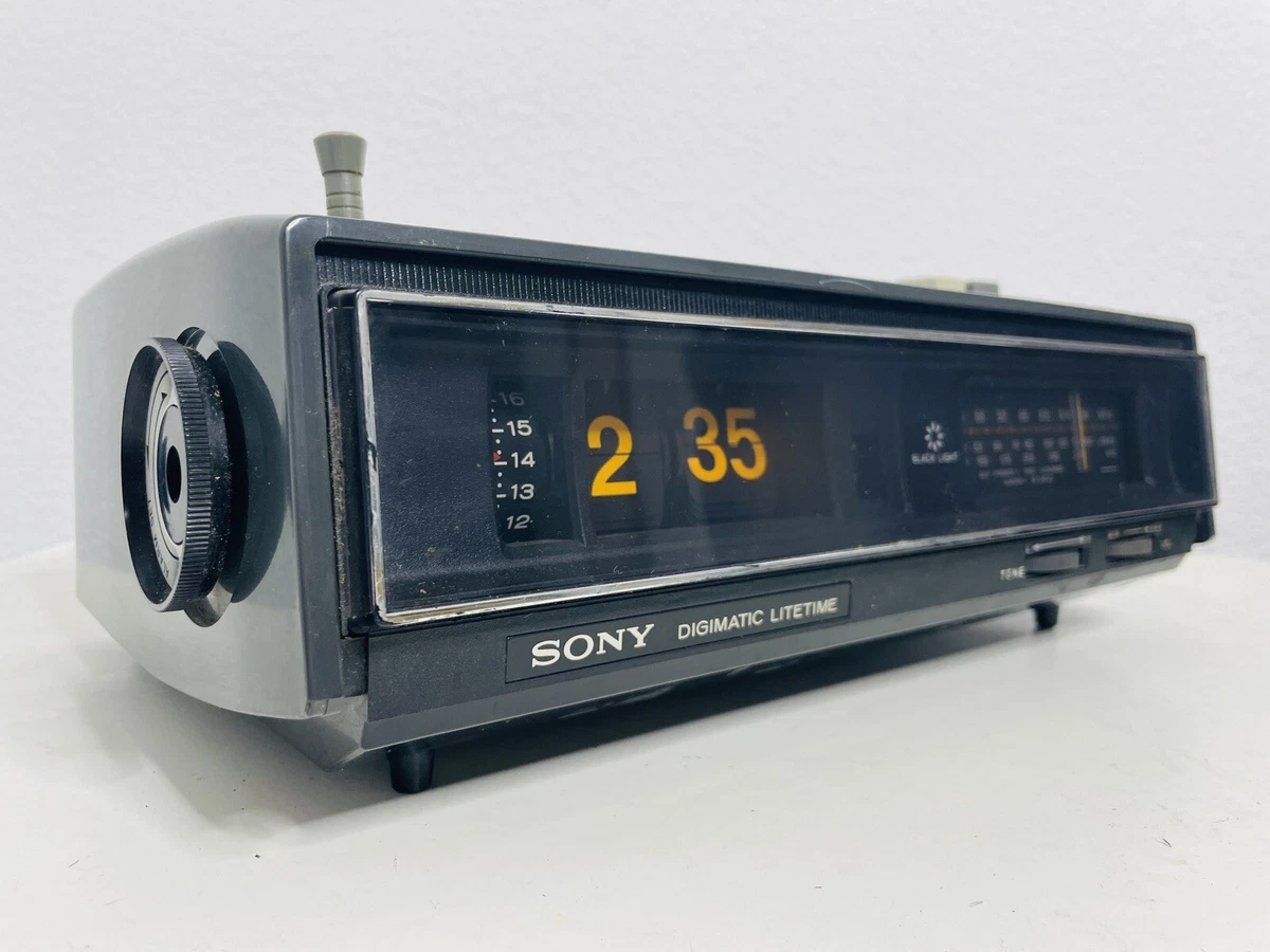 Sony Digimatic TFM-C650 WL Flip Clock Black Light