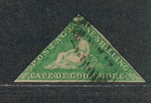 Cape Of Good Hope Sc#15 Used/F, "Emerald", Cv. $725 - 第 1/2 張圖片