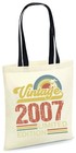 18th Birthday Tote Bag Born in 2007 Party Bag Funny Gift Idea 18 Years Old Gift