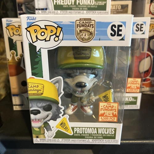 2023 SDCC CAMP FUNDAYS EXCLUSIVE PROTOMOA WOLVES MASCOT 6500 PCS FUNKO
