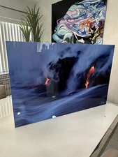 Hawaiian Fine Art Landscape Photograph by Lijah Hanley “FIRE FALLS”