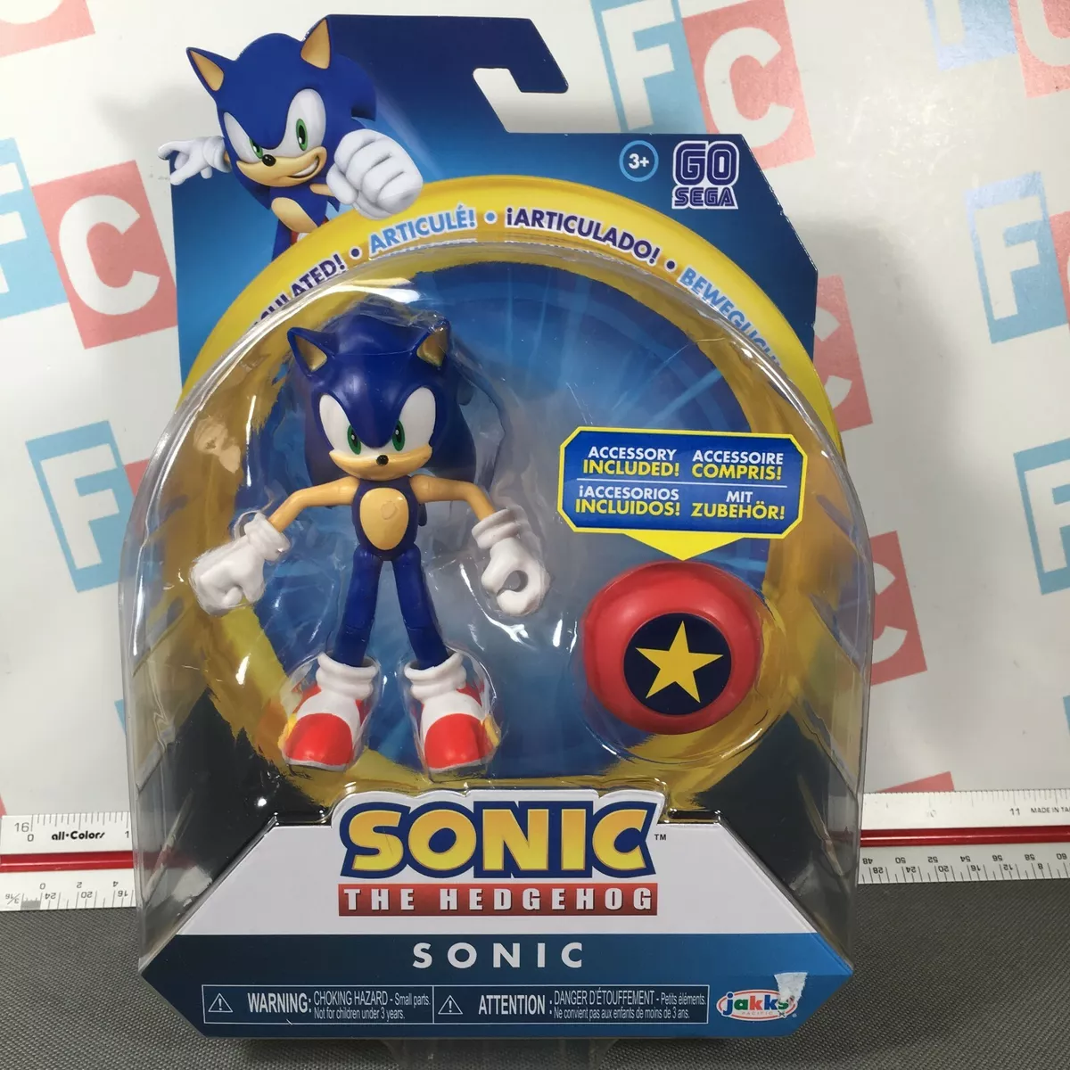 Jakks Pacific Sonic the Hedgehog Articulated Figures Series 1 Sonic Figure