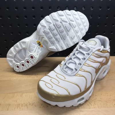 nike tn white gold