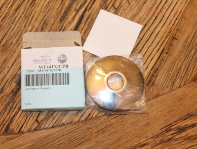 Mountain Plumbing Flat Sure Grip Brass Flange MT441X/CPB Polished Chrome