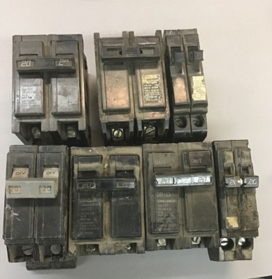 American/Federal Pacific Circuit Breaker 1-Pole 20-Amp Thick Series for