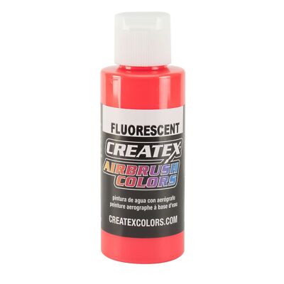 (132,67 /1l) fluorescent Leuchtrot Createx Airbrush Colors Farbe 120ml 12 5408 C