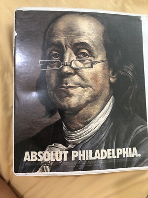Print Ad Absolut Philadelphia Vodka Vintage Advertisement