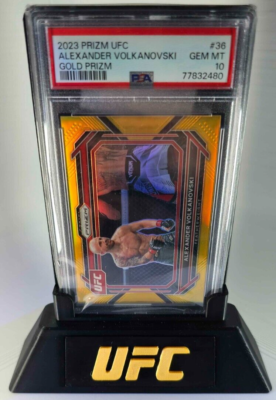 ufc graded cards 3D Printed CHAMPION MMA PSA CARD Slab TCG Trading Card Display Stand Conor Mcgregor Signed 2023 Prizm
