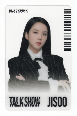 BLACKPINK THE GAME BPTG JISOO ジス　公式　トレカ Blackpink JISOO Clear Photocard | The Game Talk Show | eBay