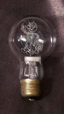 Vintage Aerolux Reddy Kilowatt Advertising Light Bulb with Chrome Base & Box
