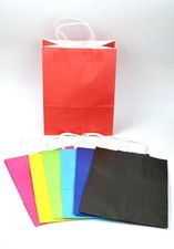 Gift Present Bags 12-BIG 29*21*10cm Kraft Paper Gift Carrier Handle Bag
