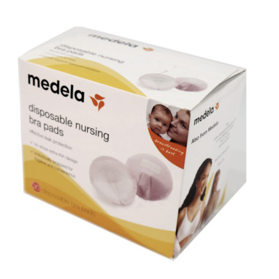 Medela - Box of 30 Disposable Nursing Bra Pads Extra Thin Design #89973 New