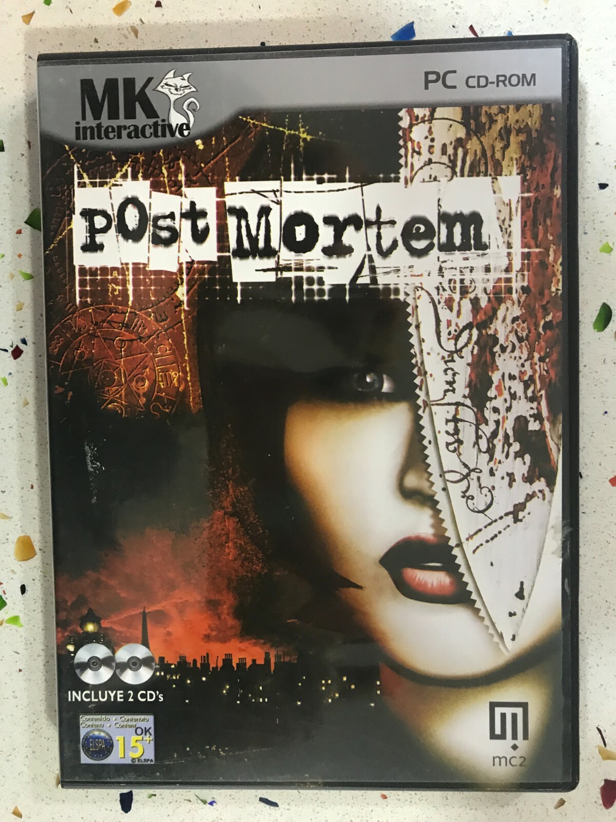 Post Mortem PC CD Rom Includes 2 Discs MC2 MK Interactive Windows
