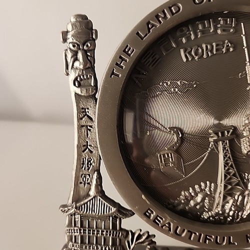 Pewter Beautiful Korea, The Land Of Morning Calm Historical Landmark Figurine - Picture 7 of 13