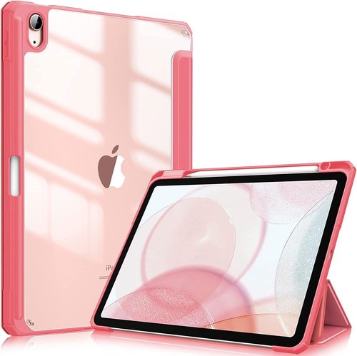 Funda delgada híbrida para iPad Air 11 pulgadas M2 2024 cubierta a prueba de golpes carcasa trasera transparente - Imagen 32 de 45