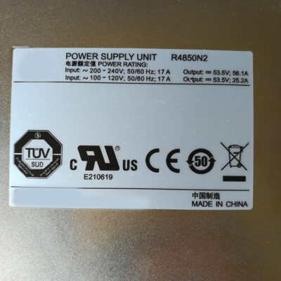 1pcs R4850N2 For Communication 1U Rectifier Module Power Supply 