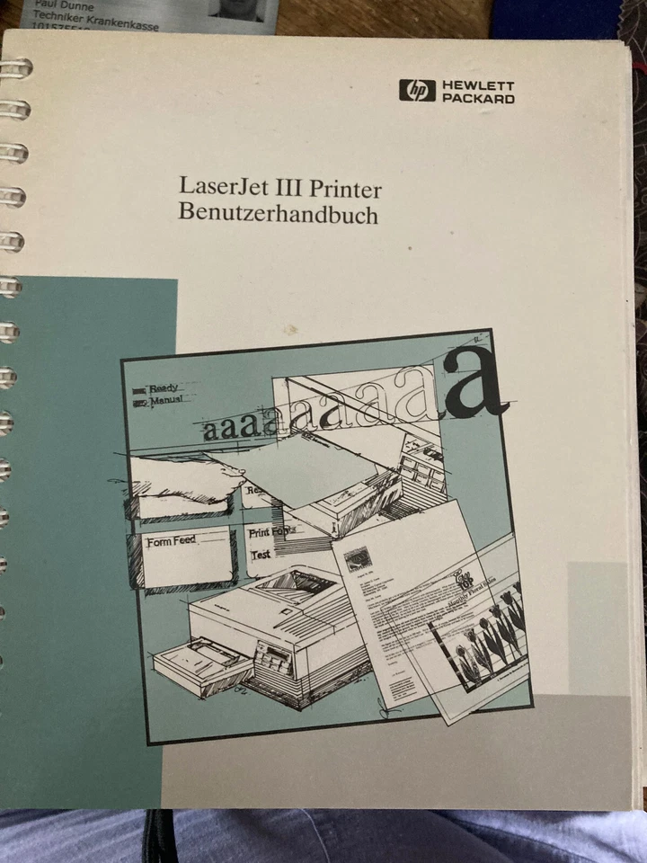 Benutzerhandbuch HP LaserJet III